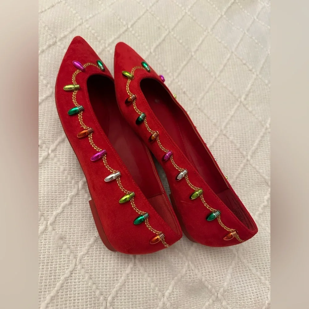 Katy Perry The Hollie Christmas Flats - Picture 3 of 4